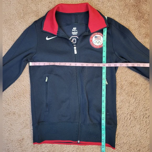 Nike Sportswear Navy Blue Team USA Olympic Team Warm-Up Full-Zip Jacket Women M - Picture 5 of 5